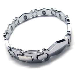 Miesten Volframikarbidi 8 Mm Leveä Rannekoru