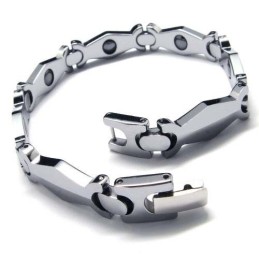 Miesten Volframikarbidi 8 Mm Leveä Rannekoru