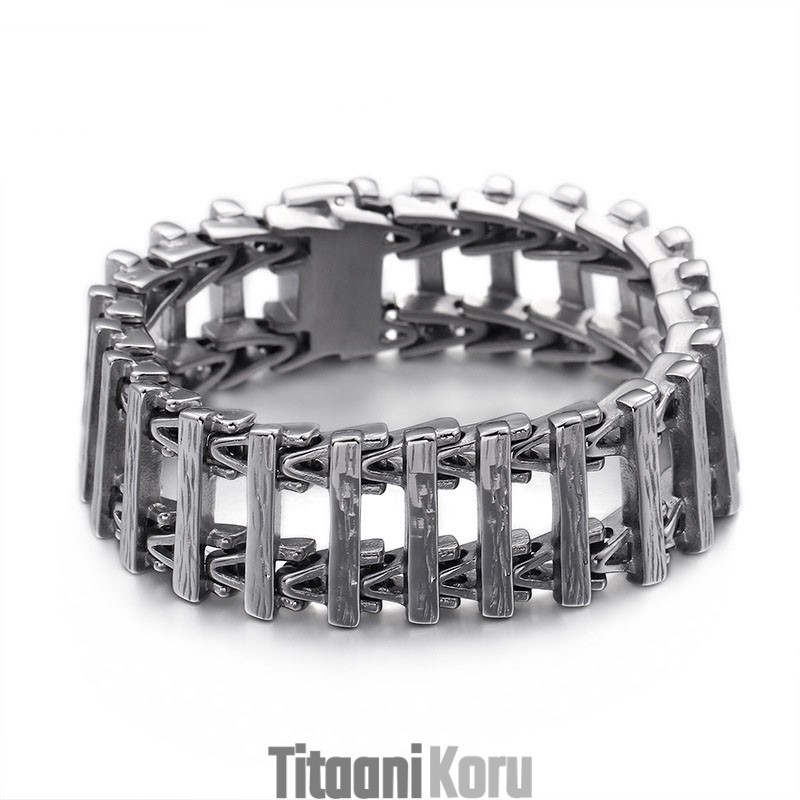 Retro Chic Keel Titanium Miesten Rannekoru Retro Chic Keel Titanium Miesten Rannekoru