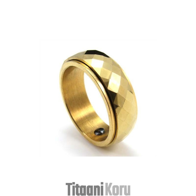 Uusi Tyyli Kultainen Fasetoitu Volframirengas Uusi Tyyli Kultainen Fasetoitu Volframirengas