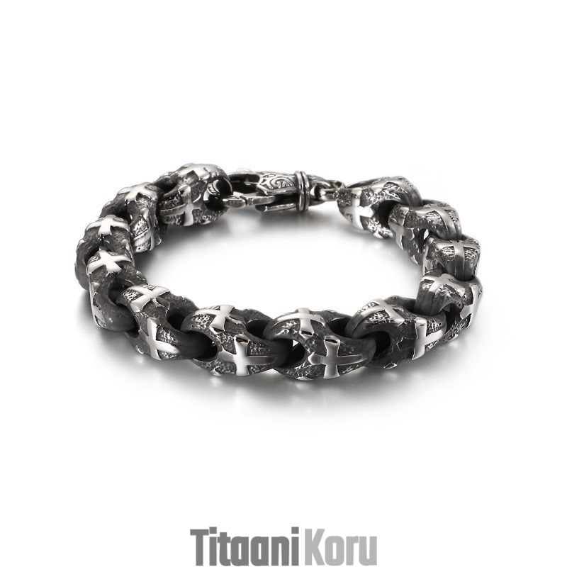 Vintage Biker Chain Rock -Tyylinen Polkupyörän Ketjurannekoru Vintage Biker Chain Rock -Tyylinen Polkupyörän Ketjurannekoru
