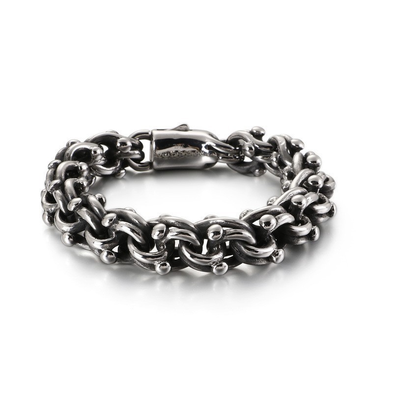 Vintage Biker Chain Rock -Tyylinen Polkupyörän Ketjurannekoru Vintage Biker Chain Rock -Tyylinen Polkupyörän Ketjurannekoru