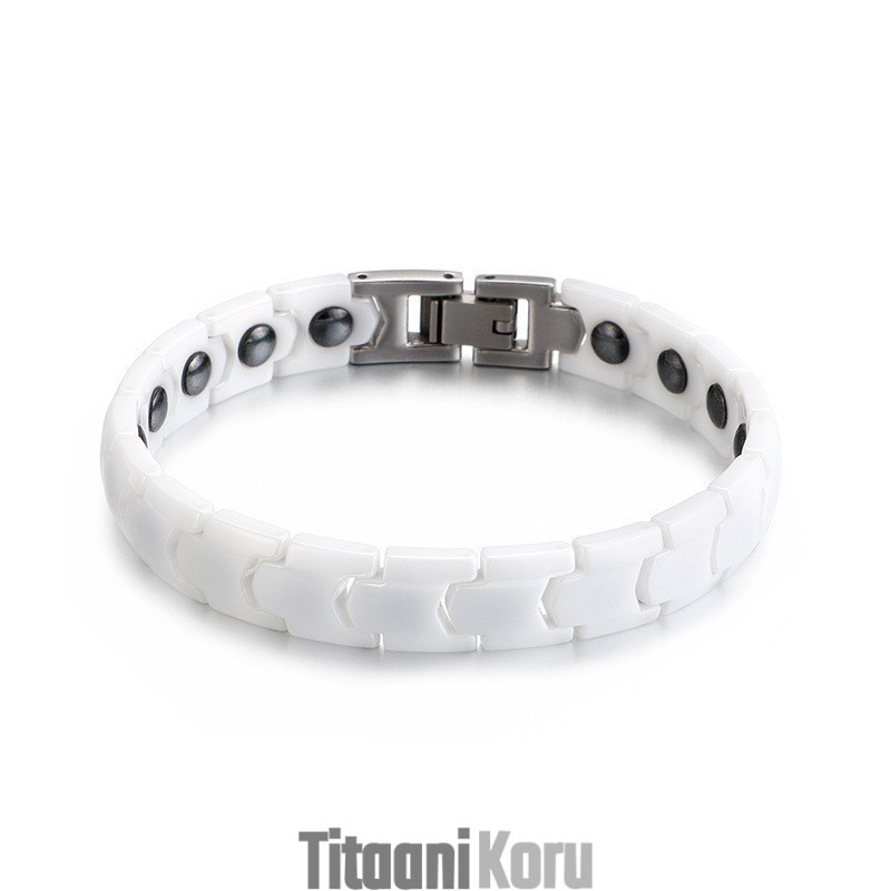 Valkoinen Keraaminen Rannekoru