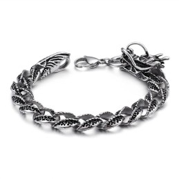 Muoti Cool Titanium Hana -Rannekoru Miehille
