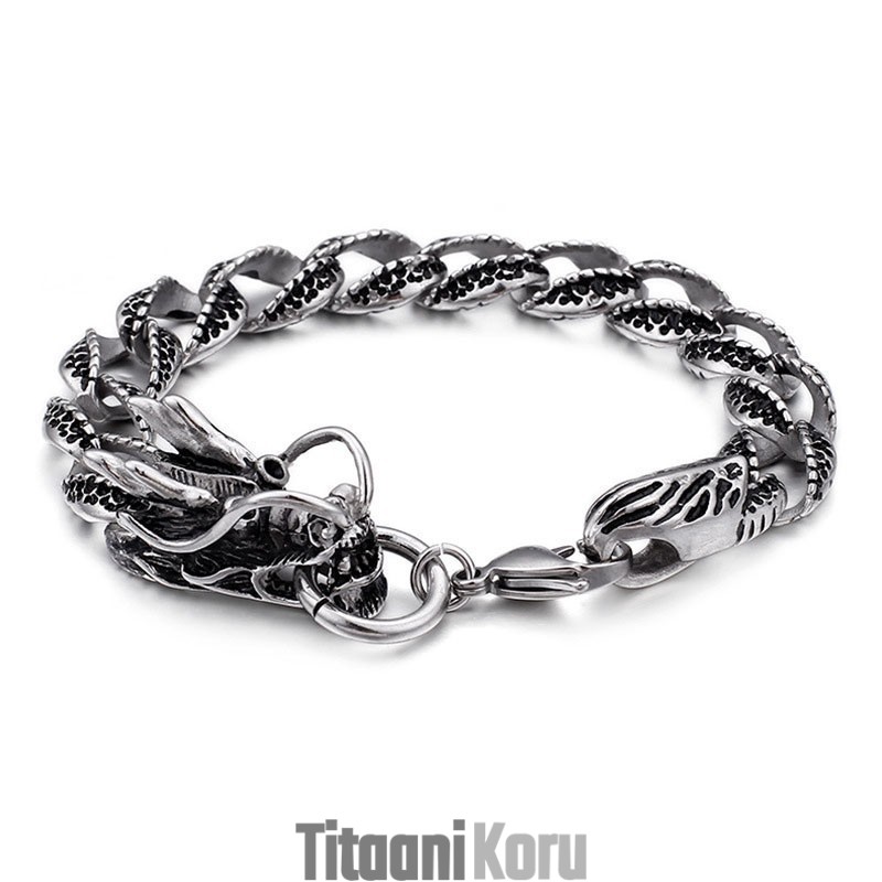 Muoti Cool Titanium Hana -Rannekoru Miehille Muoti Cool Titanium Hana -Rannekoru Miehille