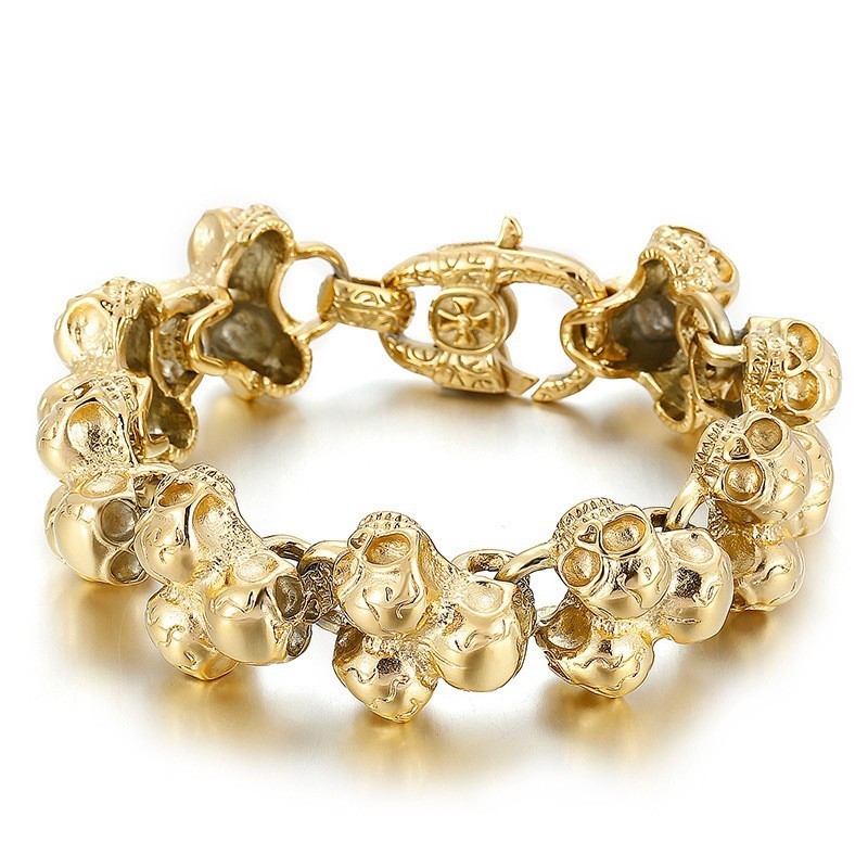 Titaanikallo Miesten Rannekorukorut