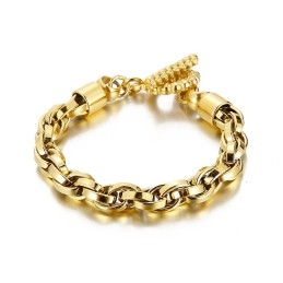Cool Fashion Skull Solki Titanium Rannekoru Miehille