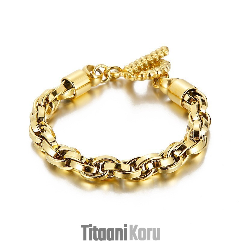 Cool Fashion Skull Solki Titanium Rannekoru Miehille Cool Fashion Skull Solki Titanium Rannekoru Miehille
