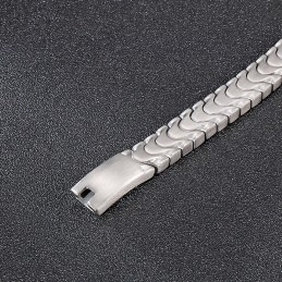 Muoti Titaani Miesten Rannekoru Hiekkapintainen Rannekoru