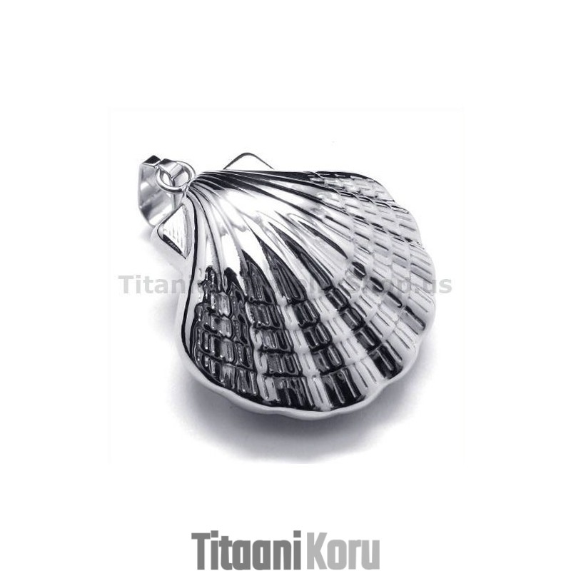 Titaaniriipus Kuorikuviolla - Vapaa Ketju Titaaniriipus Kuorikuviolla - Vapaa Ketju
