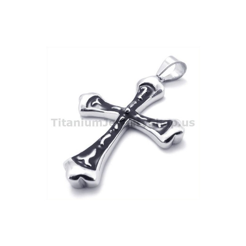 Musta Titaaniristiriipus - Vapaa Ketju Musta Titaaniristiriipus - Vapaa Ketju
