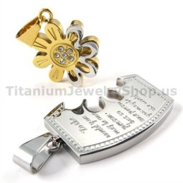 Gloden Titanium Lovers -Riipukset - Ilman Ketjuja