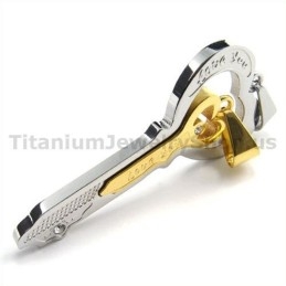 Gloden Titanium Lovers -Avaimenperät - Ilman Ketjuja