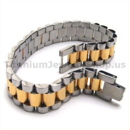 Miesten Gloden Titanium -Rannekoru