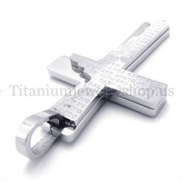 Raamatun Kaksikerroksinen Muoti Titaaniristiriipus