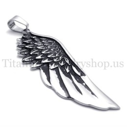 Wings Model Miesten Puhdasta Titaania Oleva Riipus