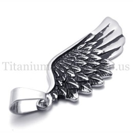 Wings Model Miesten Puhdasta Titaania Oleva Riipus