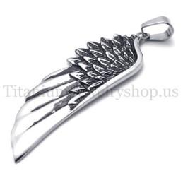 Wings Model Miesten Puhdasta Titaania Oleva Riipus