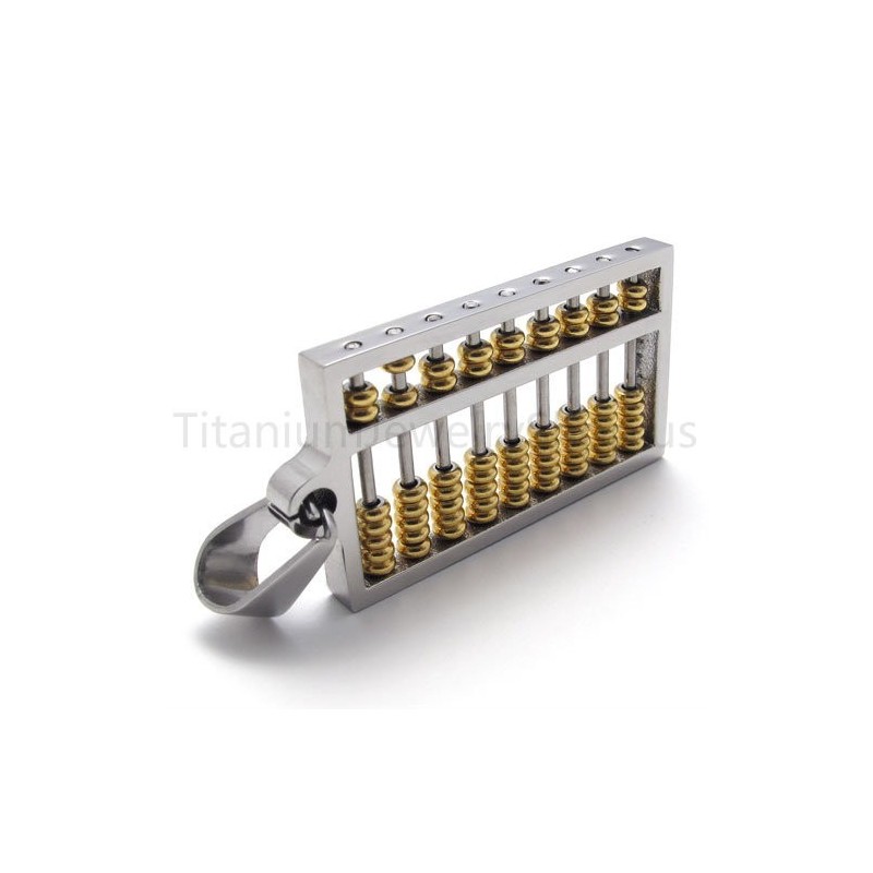 Uusi Kultainen Abacus-Titaaniriipus Uusi Kultainen Abacus-Titaaniriipus