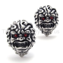 Red-Eyes Lion Retro Titanium -Korvakoruilla