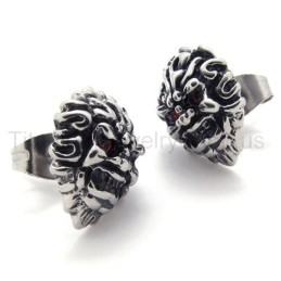 Red-Eyes Lion Retro Titanium -Korvakoruilla