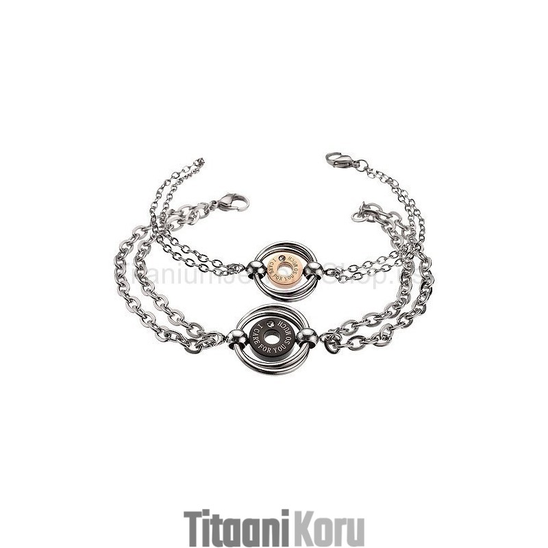 Välitän Sinusta Niin Paljon Titaanista Valmistetut Rakastavaisten Rannekorut