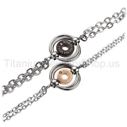 Välitän Sinusta Niin Paljon Titaanista Valmistetut Rakastavaisten Rannekorut