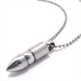 Noble Man Solid Bullet Pure Titanium -Kaulakoruriipus