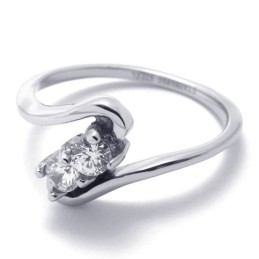 Diamond Womiesten Titaanisormus