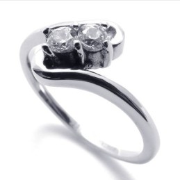 Diamond Womiesten Titaanisormus