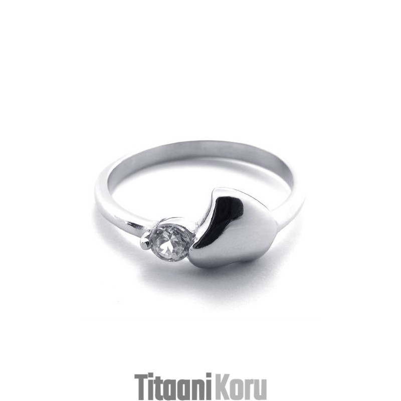 Timantti-Titaanisormus Naisille Timantti-Titaanisormus Naisille