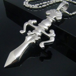 Cool Man Shining Sword Cross -Riipus, Puhdasta Titaania