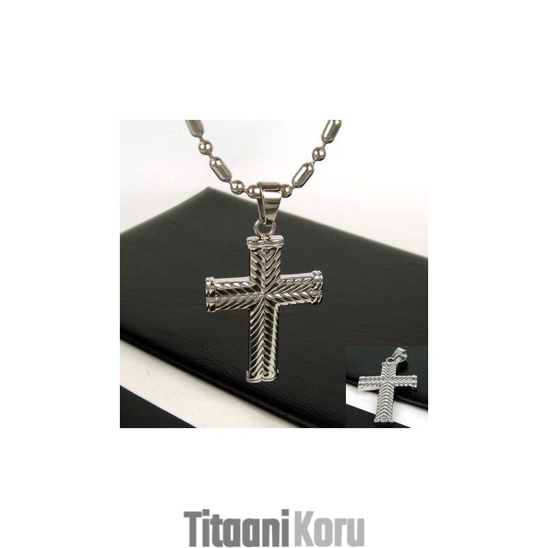 Miehen Ainutlaatuinen Ristiriipus, Puhdasta Titaania, Lahjaidea