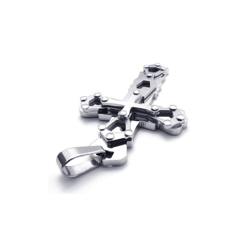 Kultainen Titaaniristiriipus