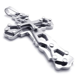 Kultainen Titaaniristiriipus