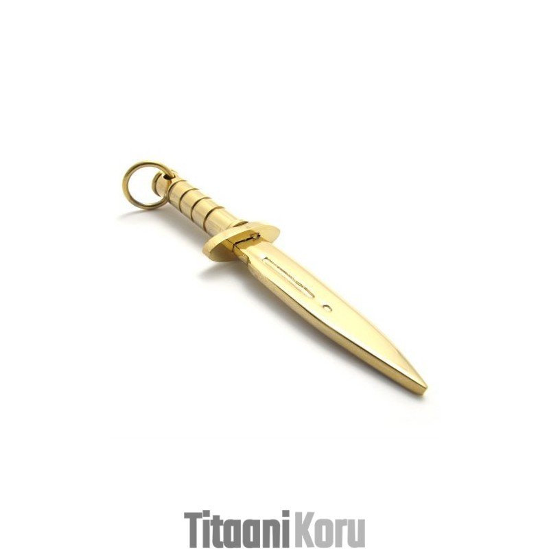 Kultainen Tikari Titaaniriipus Kultainen Tikari Titaaniriipus