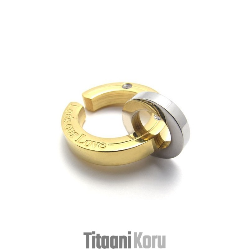 Gold Lovers Womiesten Titaaniriipus