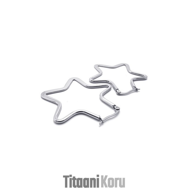 Tähti-Titaanikorvakorut Tähti-Titaanikorvakorut
