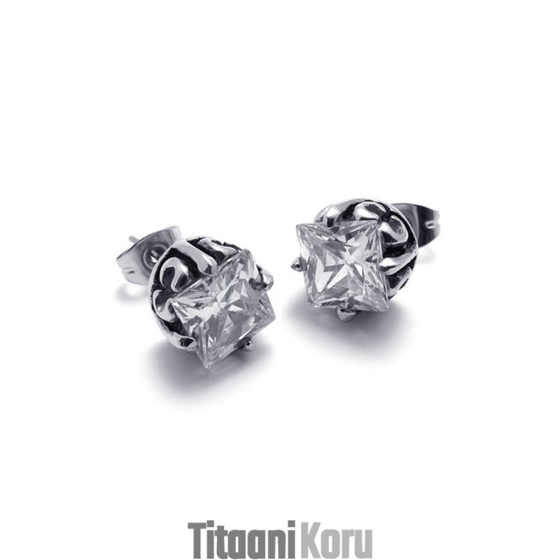 Timantti-Titaanikorvakorut Timantti-Titaanikorvakorut