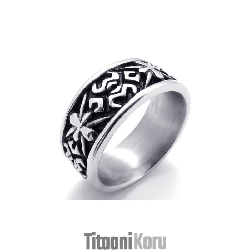 Vintage-Titaanisormus