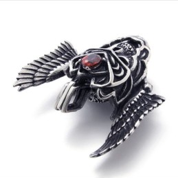 Titaaniriipus Punaisella Zirkonilla