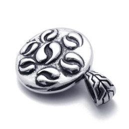 Titaanista Valmistettu Mustavalkoinen Strassi Taichi-Riipus