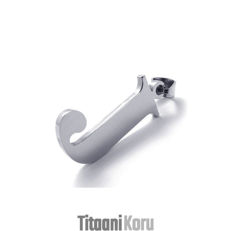 Titaaniriipus J-Kirjaimelle