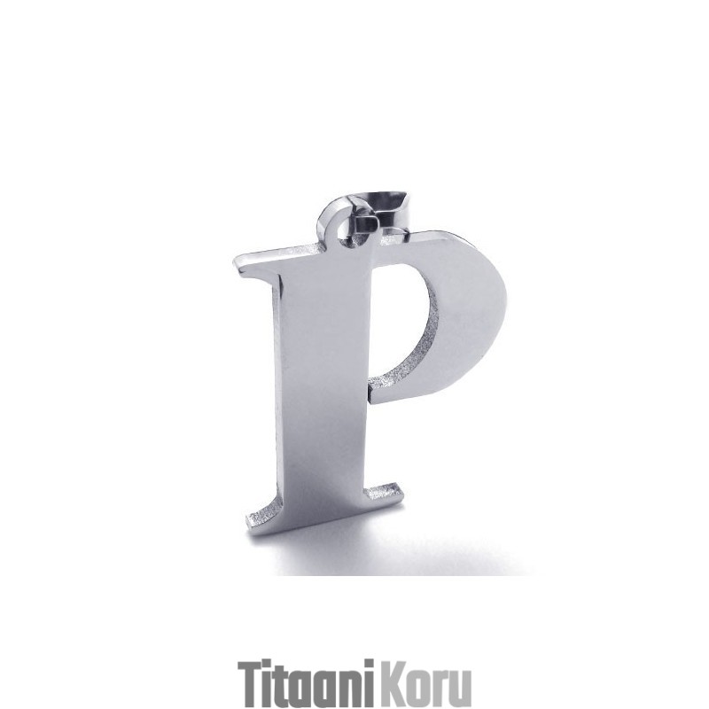 Titaaniriipus P-Kirjaimelle Titaaniriipus P-Kirjaimelle