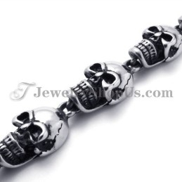 Elegantti Skulls Titanium -Rannekoru