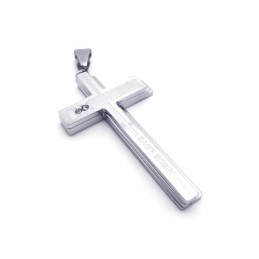 Miesten Hopeinen Puhdasta Titaania Oleva Kaulakoru, Ristiriipus (Uusi)