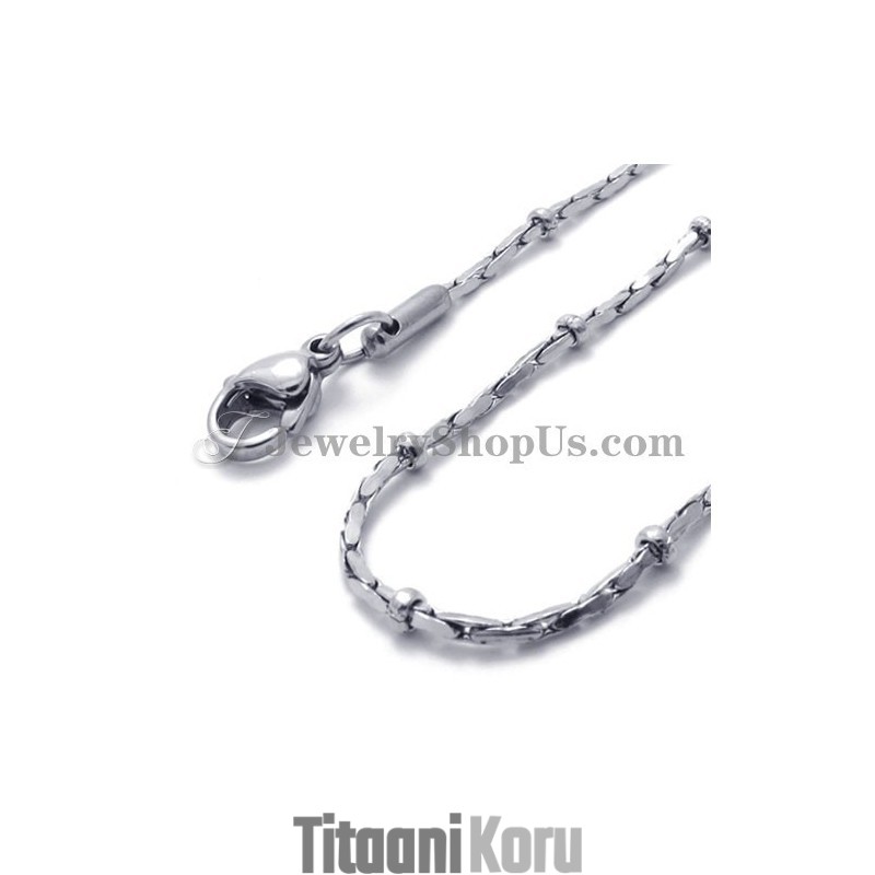 Muoti Hopea Titaani Naisten Miesten Ketju